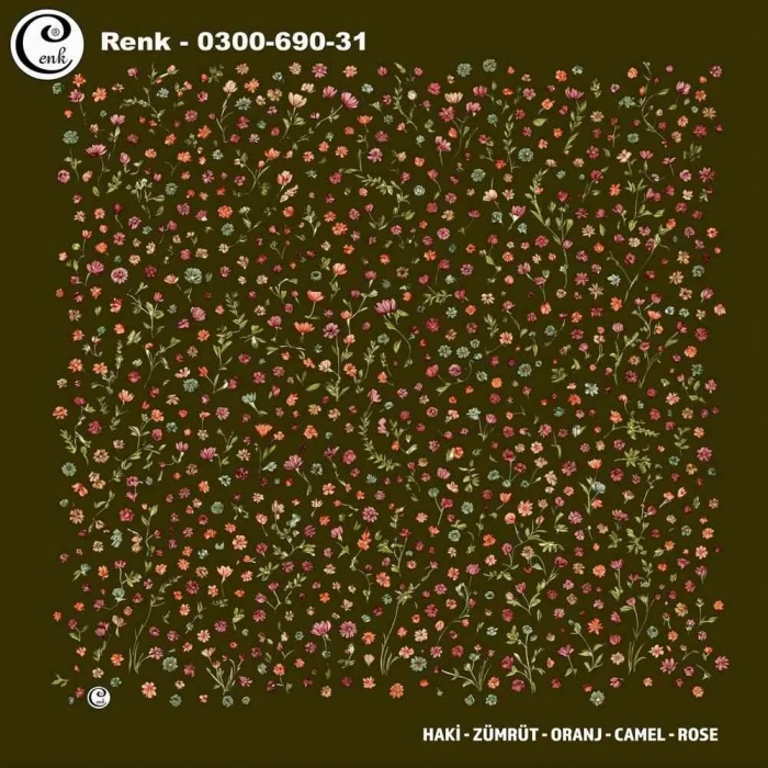 Cenk Desenli Oyalık Yazma 690-31