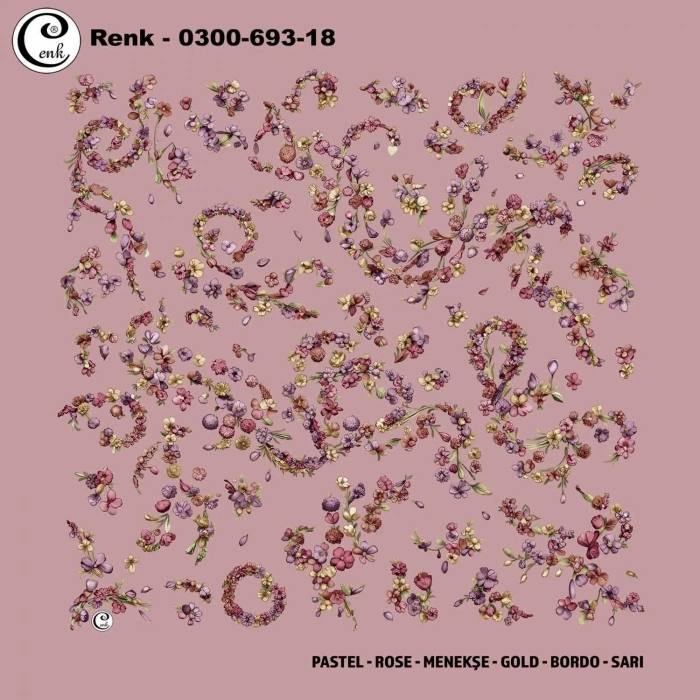 Cenk Desenli Oyalık Yazma 693-18