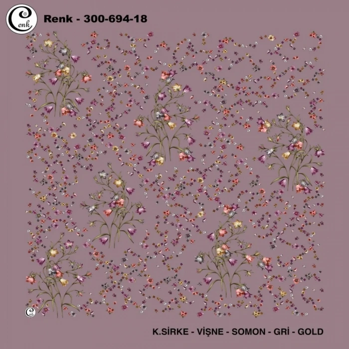 Cenk Desenli Oyalık Yazma 694-18
