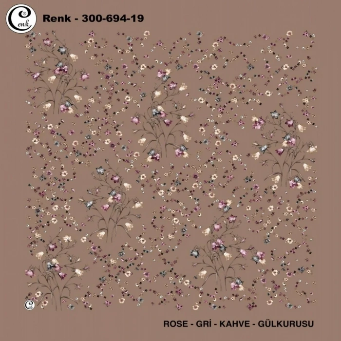Cenk Desenli Oyalık Yazma 694-19