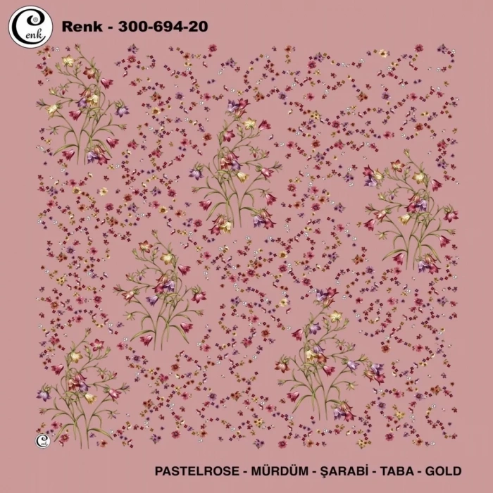Cenk Desenli Oyalık Yazma 694-20