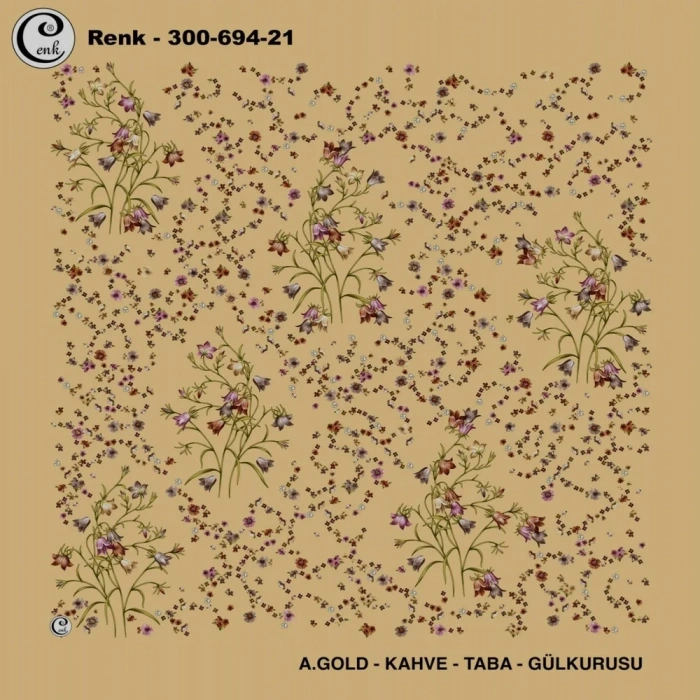 Cenk Desenli Oyalık Yazma 694-21