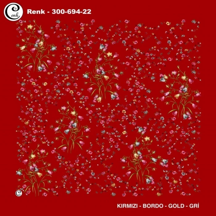 Cenk Desenli Oyalık Yazma 694-22