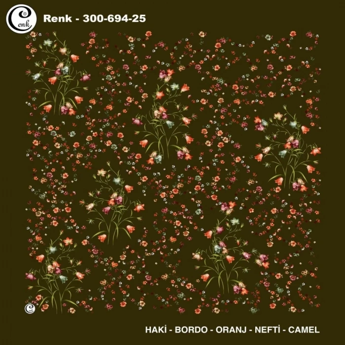 Cenk Desenli Oyalık Yazma 694-25