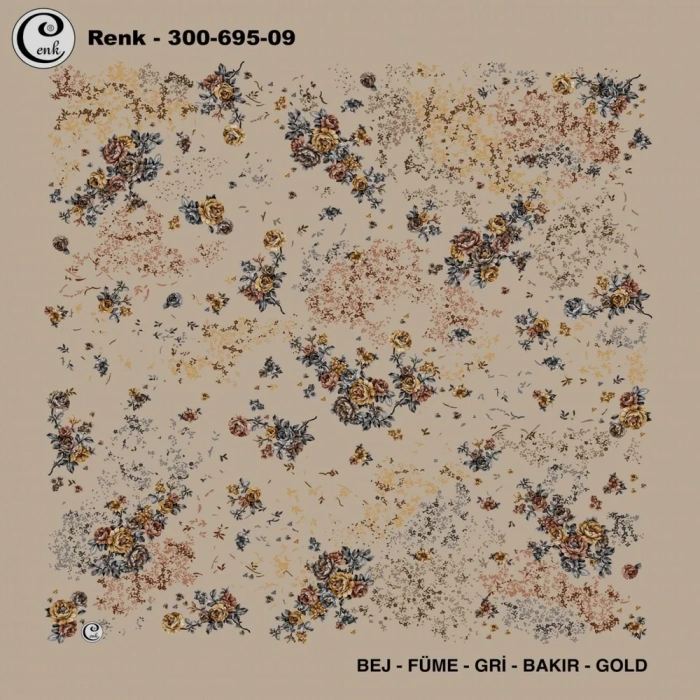 Cenk Desenli Oyalık Yazma 695-09