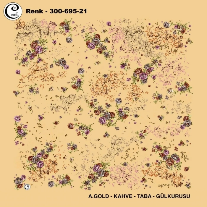 Cenk Desenli Oyalık Yazma 695-21