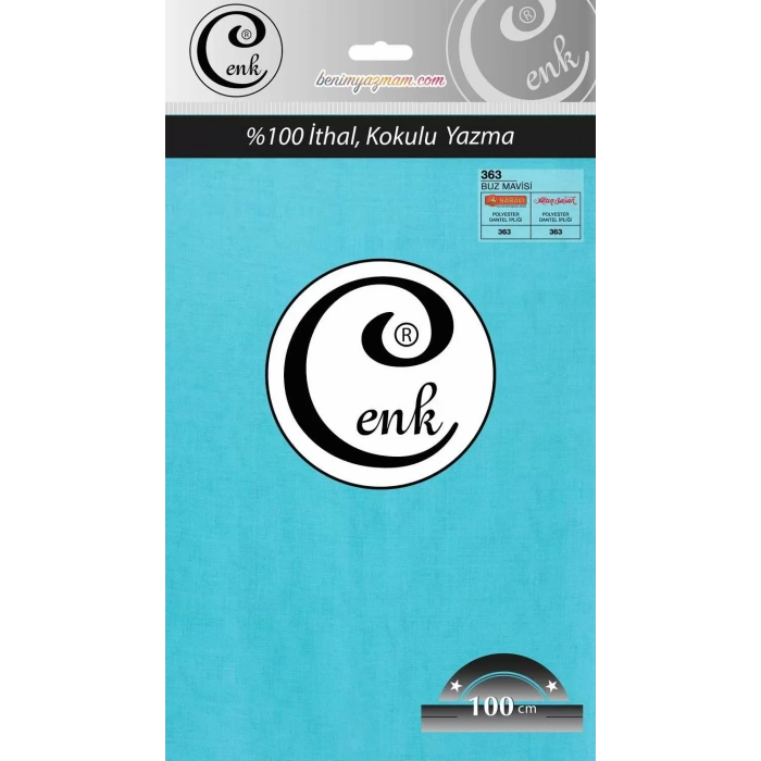 Cenk Düz Renk Oyalık yazma (buz mavisi) cenk-duz-363