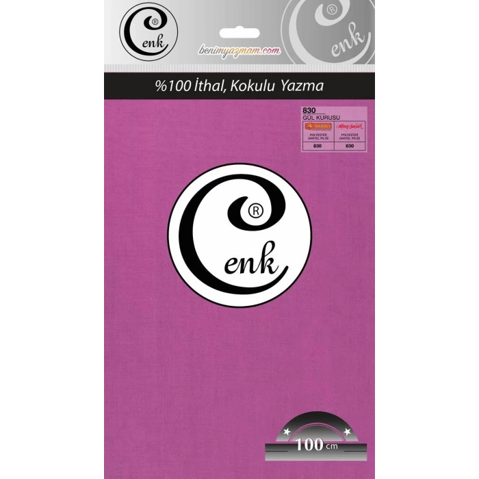 Cenk Düz Renk Oyalık Yazma (gül kurusu) cenk-duz-830
