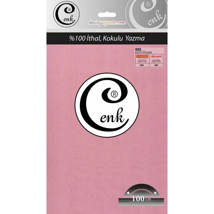 Cenk Düz Renk Oyalık Yazma (koyu pudra) cenk-duz-693