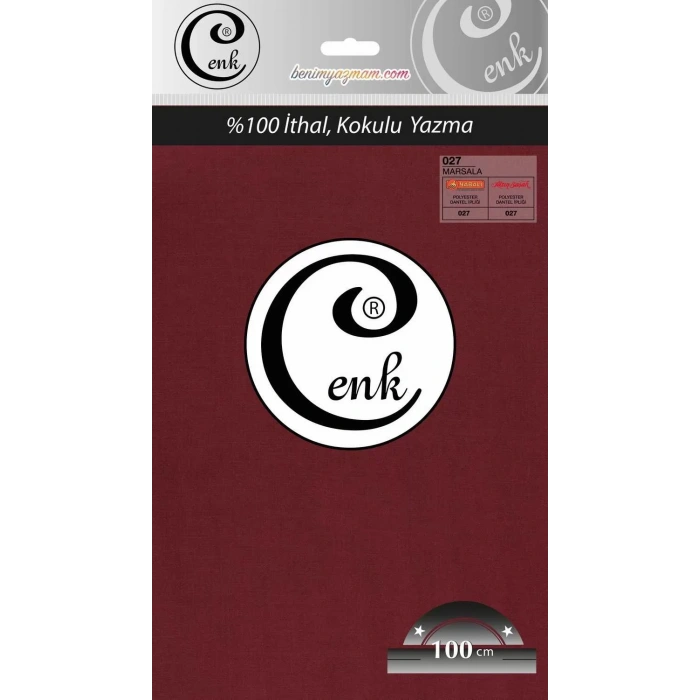 Cenk Düz Renk Oyalık Yazma (marsala) cenk-duz-027