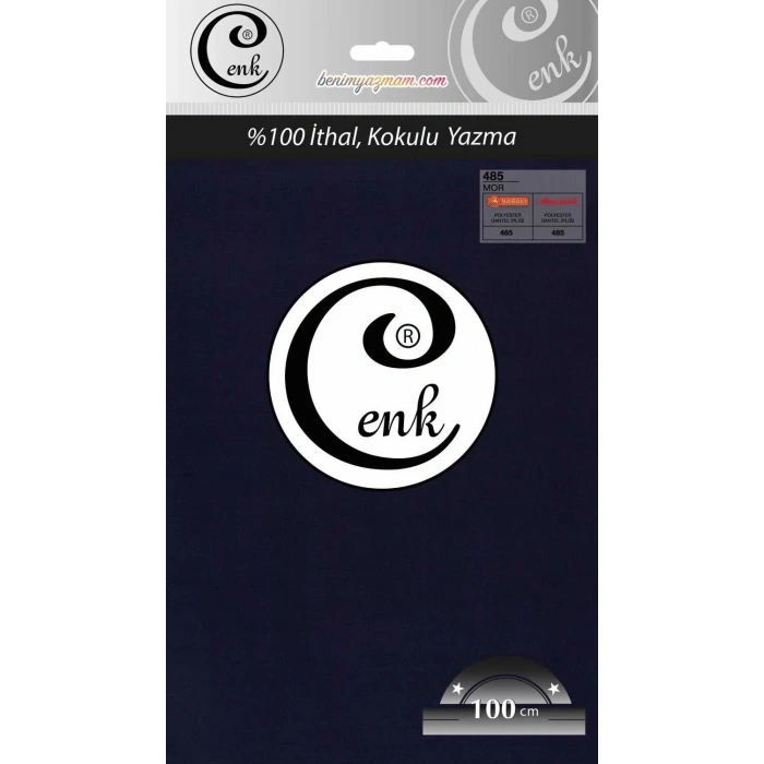 Cenk Düz Renk Oyalık Yazma (mor) cenk-duz-485