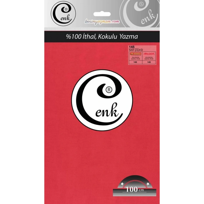 Cenk Düz Renk Oyalık Yazma (nar çiçeği) cenk-duz-145