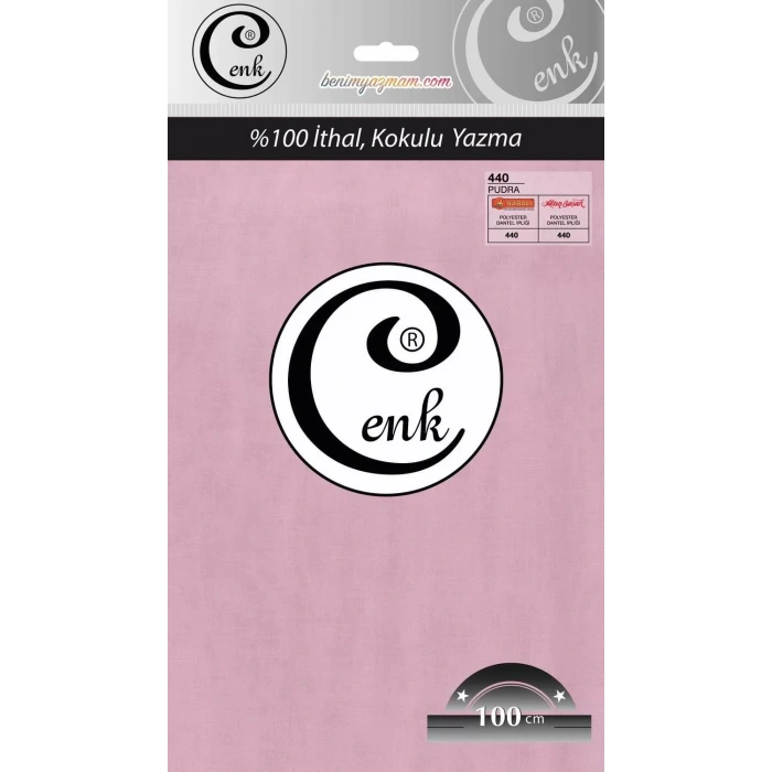 Cenk Düz Renk Oyalık Yazma (pudra) cenk-duz-440