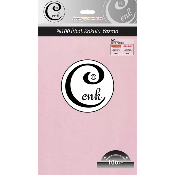 Cenk Düz Renk Oyalık Yazma (soft pembe) cenk-duz-840
