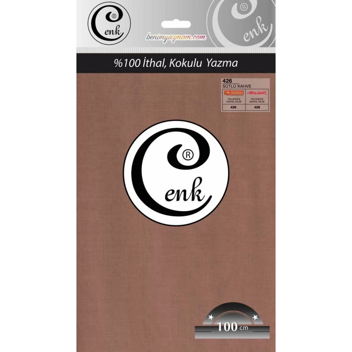 Cenk Düz Renk Oyalık yazma (Sütlü Kahve) cenk-duz-426