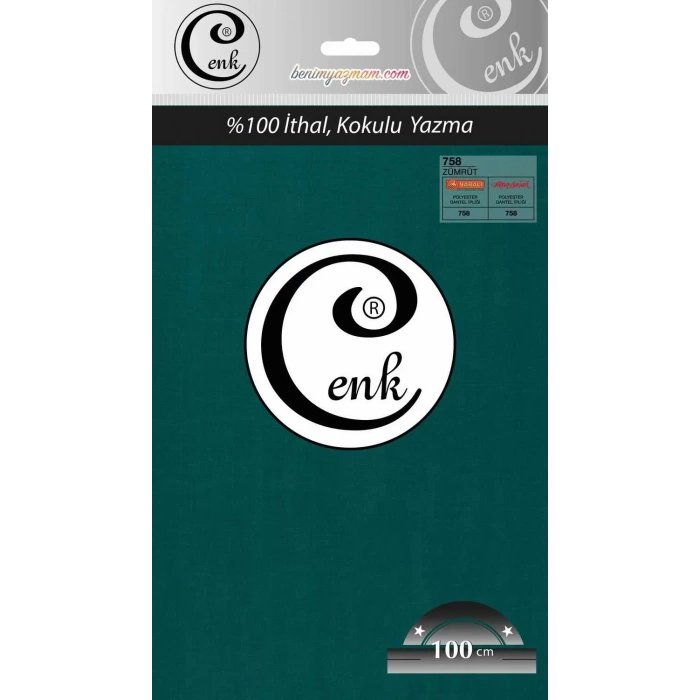 Cenk Düz Renk Oyalık Yazma (zümrüt) cenk-duz-758