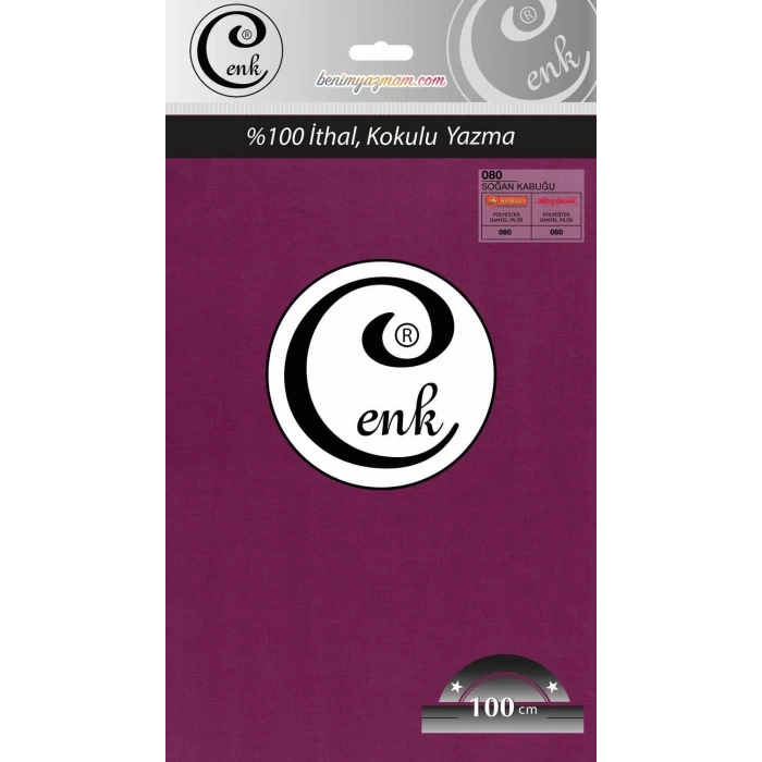 Cenk Düz Renk Poşetli Oyalık Yazma (Soğan Kabuğu) cenk-duz-080