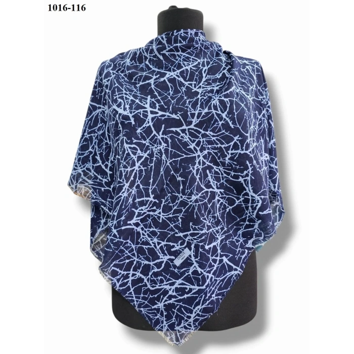 Dolce Cool Desenli Dimi Pamuk Eşarp 1016-116