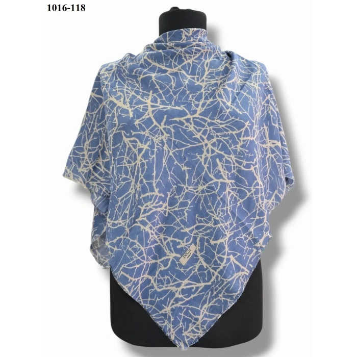 Dolce Cool Desenli Dimi Pamuk Eşarp 1016-118