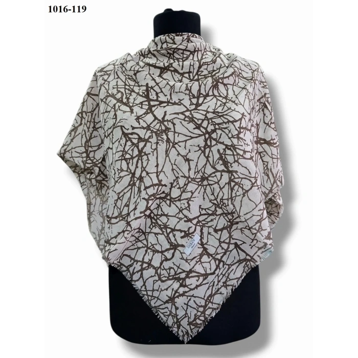 Dolce Cool Desenli Dimi Pamuk Eşarp 1016-119