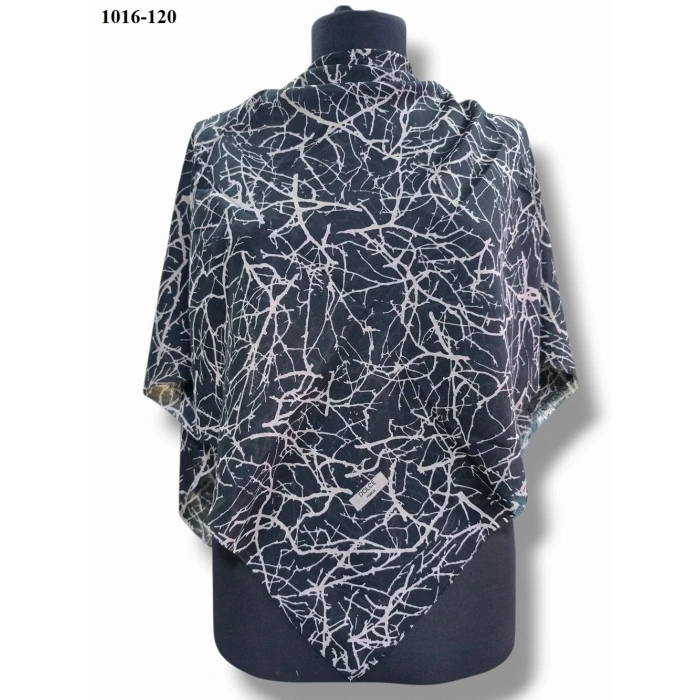Dolce Cool Desenli Dimi Pamuk Eşarp 1016-120