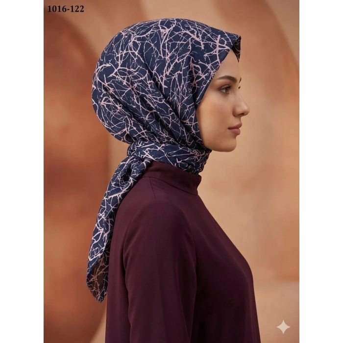 Dolce Cool Desenli Dimi Pamuk Eşarp 1016-122