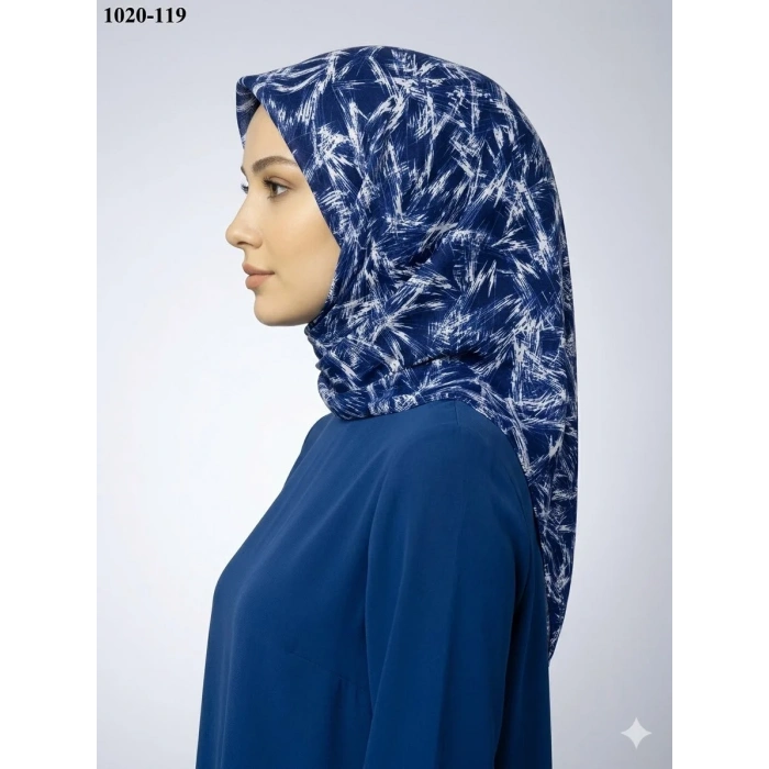Dolce Cool Desenli Dimi Pamuk Eşarp 1020-119