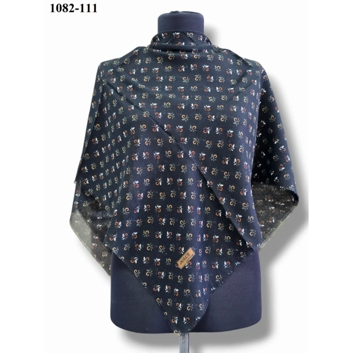 Dolce Cool Desenli Dimi Pamuk Eşarp 1082-111
