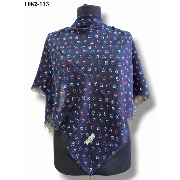 Dolce Cool Desenli Dimi Pamuk Eşarp 1082-113