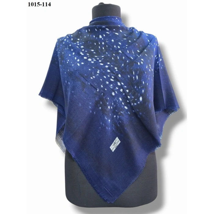 Dolce Cool Desenli Flamlı Pamuk Eşarp 1015-114