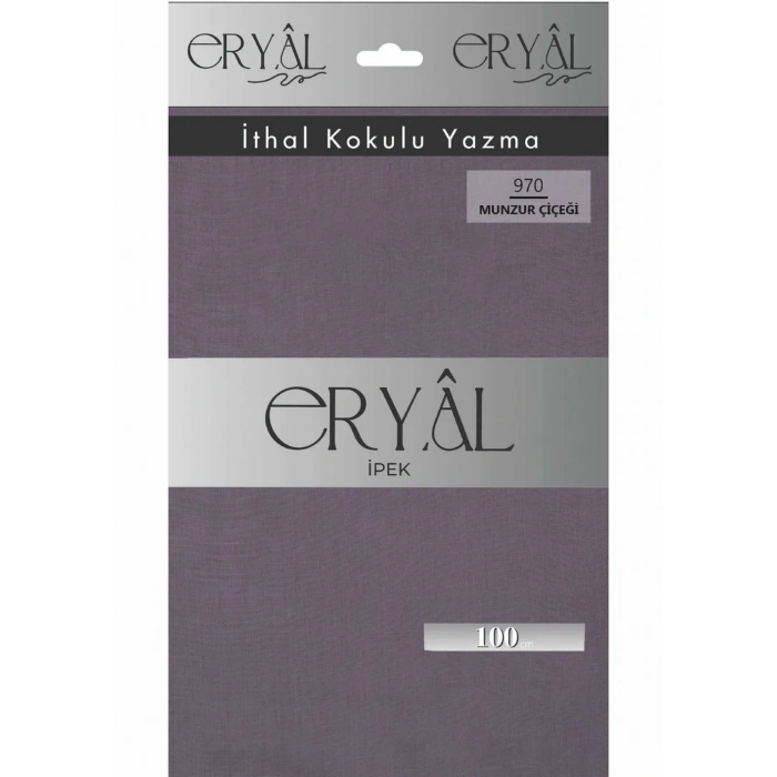 Eryal İpek Düz Renk Poşetli Oyalık Yazma 970 Munzur Çiçeği