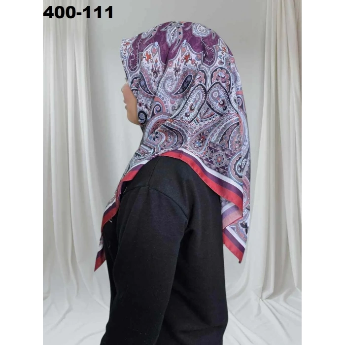 Eylül İpek Etnik Desen Soft Eşarp 400-111