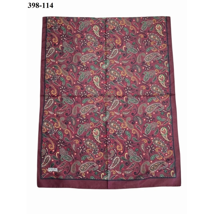 Eylül İpek Etnik Desen Soft Şal 398-114