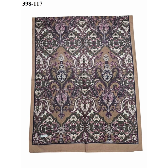 Eylül İpek Etnik Desen Soft Şal 398-117