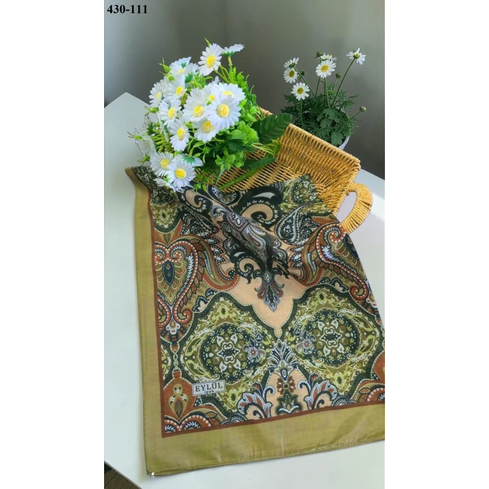 Eylül İpek Etnik Desen Soft Şal 430-111
