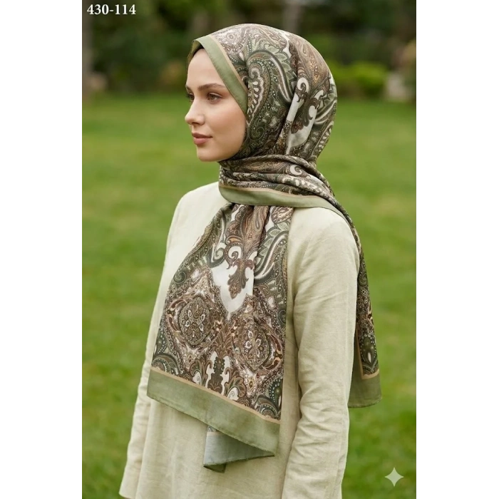 Eylül İpek Etnik Desen Soft Şal 430-114