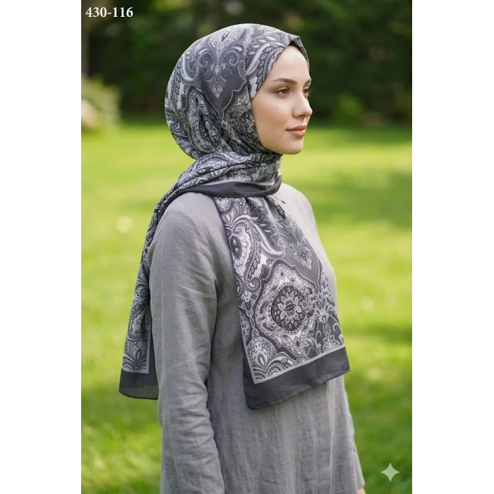 Eylül İpek Etnik Desen Soft Şal 430-116
