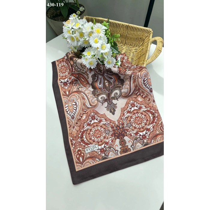 Eylül İpek Etnik Desen Soft Şal 430-119