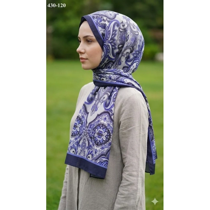 Eylül İpek Etnik Desen Soft Şal 430-120