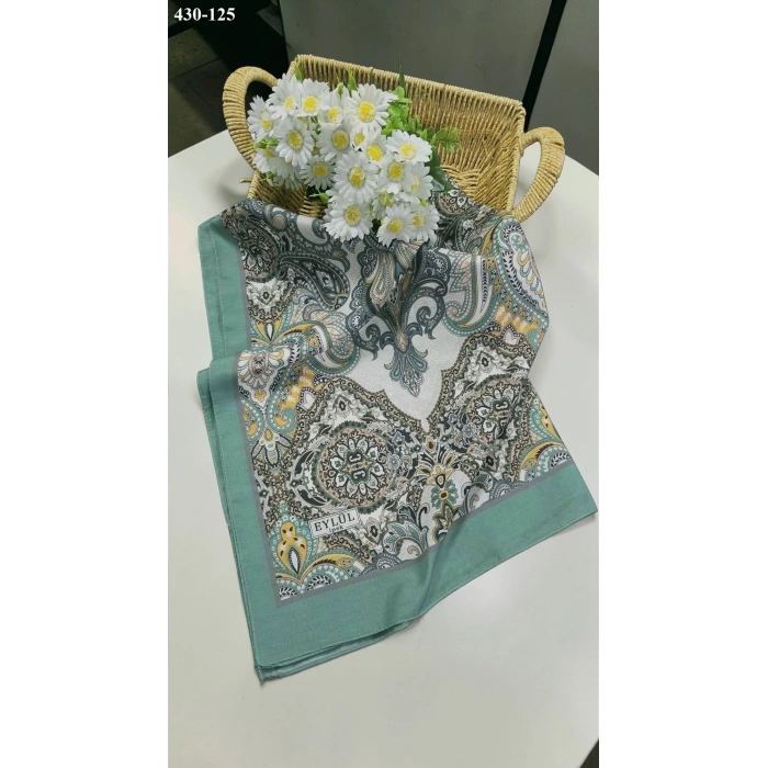 Eylül İpek Etnik Desen Soft Şal 430-125
