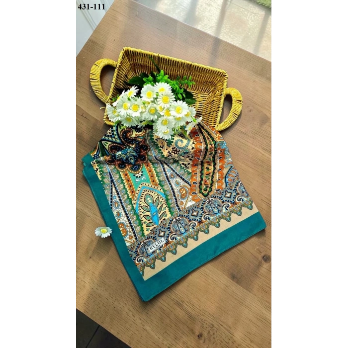 Eylül İpek Etnik Desen Soft Şal 431-111
