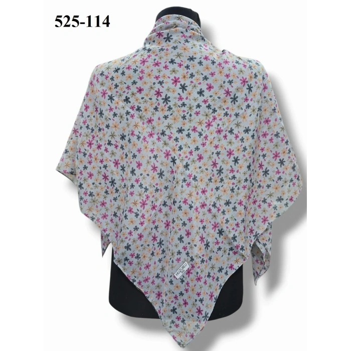 Huzurlu İpek Polyester Dikişli Yazma 525-114