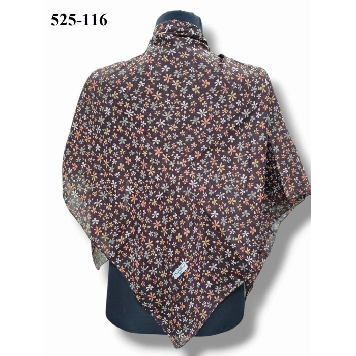 Huzurlu İpek Polyester Dikişli Yazma 525-116