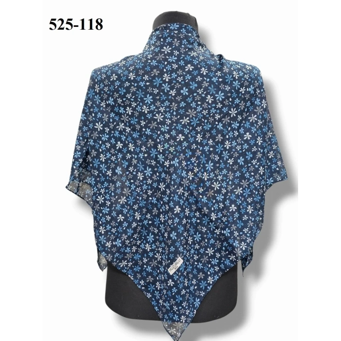 Huzurlu İpek Polyester Dikişli Yazma 525-118