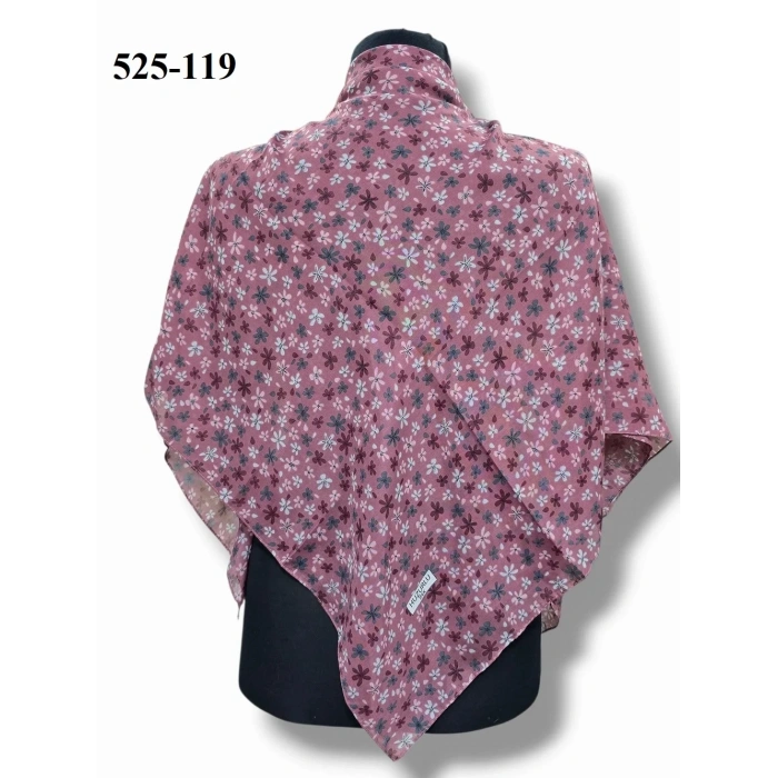Huzurlu İpek Polyester Dikişli Yazma 525-119