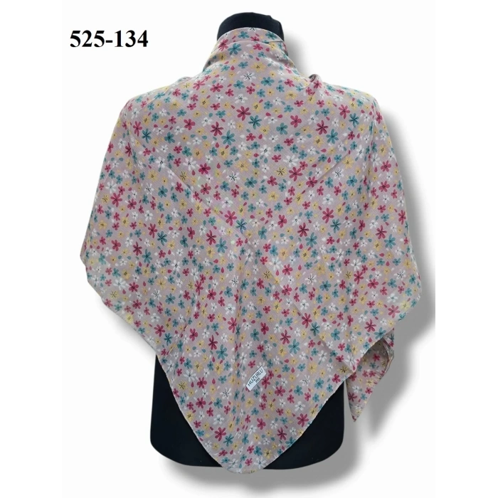 Huzurlu İpek Polyester Dikişli Yazma 525-134