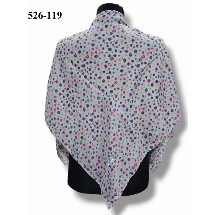 Huzurlu İpek Polyester Dikişli Yazma 526-119