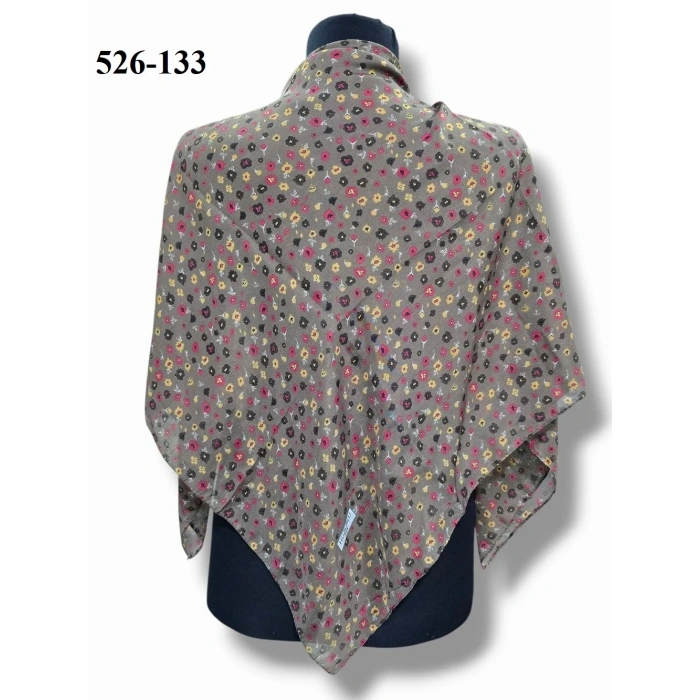 Huzurlu İpek Polyester Dikişli Yazma 526-133