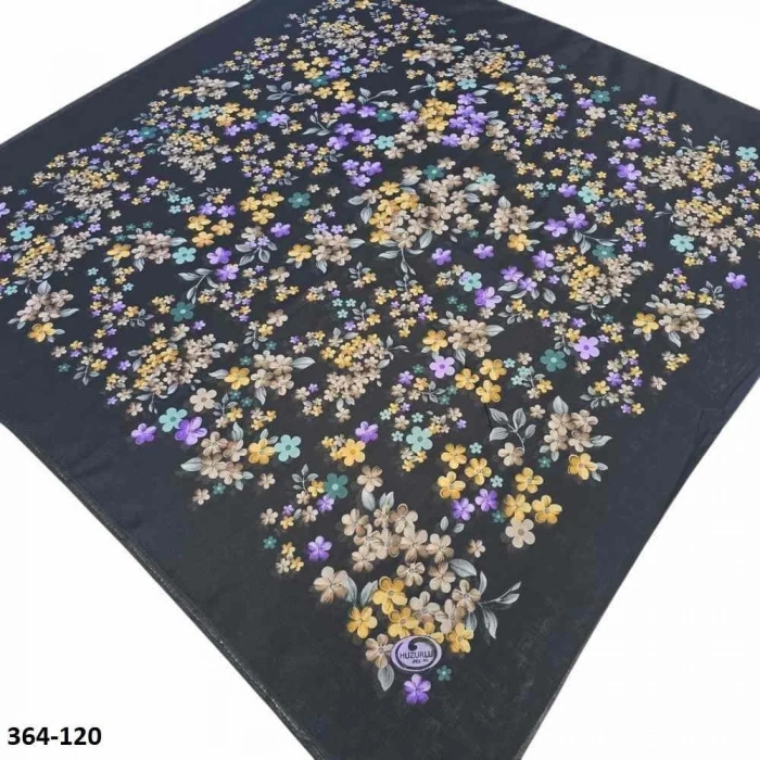Huzurlu İpek Polyester Oyalık Yazma 364-120