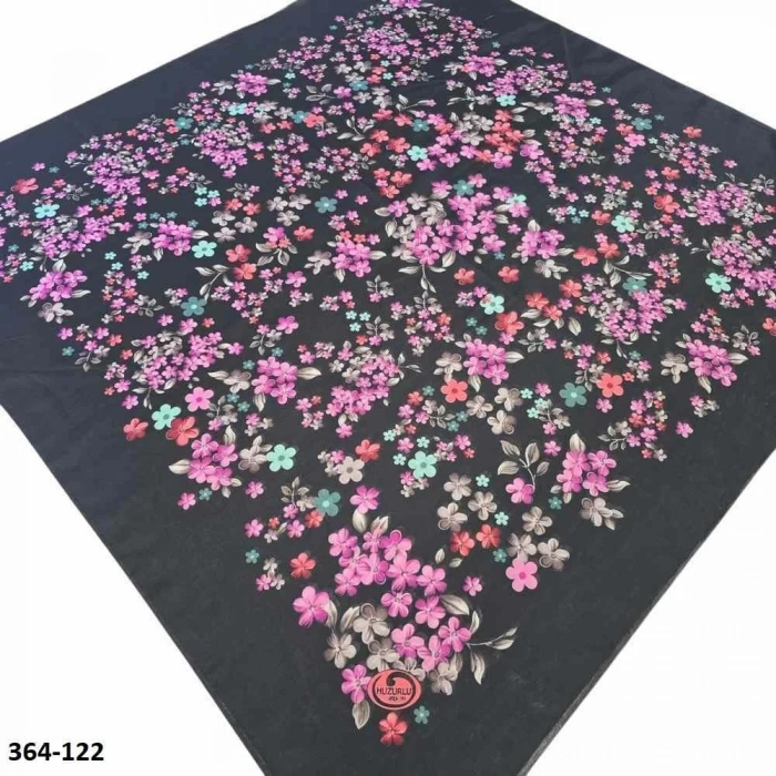 Huzurlu İpek Polyester Oyalık Yazma 364-122